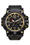 Men's Wristwatch Analog Digital Sports Black Fashion Trend Watch Gold 1545
