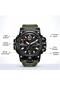 Men's Wristwatch Analog Digital Sports Black Fashion Trend Watch Gold 1545 - 4