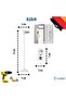 Window Lock 10 Pieces Dark Brown Door and Window Safety Apparatus Security Product Rope Lock - 4