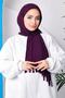 شال عملي جاهز باللون الأرجواني Moda باللون الأزرق - 3