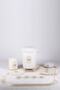 Shems Cream French Lace Bathroom Dirty Laundry Basket and Toilet Seat Set 6 Pieces - 6