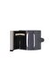 Twin Safiano Leather Wallet with Smart Mechanism - smoked - 2