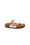 Genuine Leather Powder Orthopedic Women's Slippers - 2