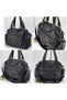 Women's Black Mega Large Size Crossbody Bag - 2