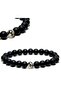Certified Original Natural Stone Matte Onyx Stone Bracelet - 2