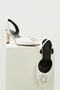 Zoey White Low Heeled Stone Evening Dress Shoes - 4