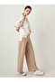 Women's Beige Sweatpants - 2