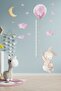 Bunny Height Measurer Wall Sticker Set with Balloons - 3
