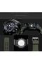 Men's Wristwatch Analog Digital Sports Black Fashion Trend Watch Gold 1545 - 6