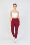 Step Original Claret Red Women's Pocketed High Waist Extra Compressor, Yoga Ankle Length Leggings 64cm - 2