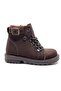 Leather And Orthopedic Sole Unisex Kids Boots-39