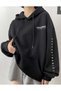 Hooded Sweatshirt Oversize Non Contradiction Printed 3 Thread Raised 100% Cotton