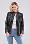 Women's Genuine Leather Coat - 3