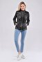 Women's Genuine Leather Coat - 8