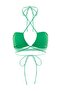 Green Strapless Tie-Up Bikini Top TBESS21BU0411 - 6