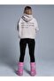 Beige Oversize Eye Sweatshirt - 2