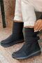 Black Unisex Thermal Furry Non-Slip Sole Women - Men - Children Snow Boots - 3