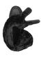 Black Unisex Thermal Furry Non-Slip Sole Women - Men - Children Snow Boots - 4