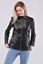 Women's Genuine Leather Coat - 6