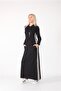 Daily Long Sport Striped Dress - Black - 3
