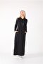 Daily Long Sport Striped Dress - Black - 4