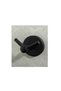 Black Bathroom Toothbrush Holder, Soap Dish, Hanger, Round Towel Holder, Paper Holder with Lid Set of 5 - 9