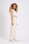 REDLO Unisex Cream Wide Leg Jeans Palazzo Jeans - RDLxyv46 - 3