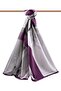 Women's Luxury Medina Silk Shawl Mink - Plum - 2