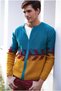 Superlana Classic 203 Denim Vest Cardigan Sweater Rope 25% Wool 100 Gr 280 Meters - 6