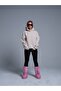 Beige Oversize Eye Sweatshirt - 6