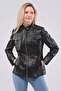 Women's Genuine Leather Coat - 5