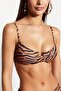 Zebra Desenli Balconette Kaplı Bikini Üstü TBESS21BU0018 - 4
