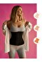 Tvigoso Model Effective for the Abdominal and Waist Area 4-Level Strapless Latex Black Color