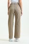 Mink High Waist Boyfriend Wide Leg Loose Wide Leg Trousers - 6