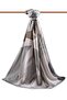 Women's Luxury Medina Silk Shawl Mink - Gray - 2