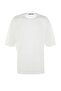 White Oversized /Wide Cut Short Sleeve T-Shirt Tmnss22Ts0317 - 9