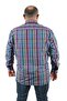 Large Size Men's Piqquare Shirt 23360 Green - 3