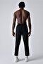 Boyfriend Black Linen Trousers - 6