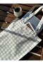 حقيبة قماش معززة باللون البيج من Fimu Gingham - 3