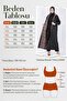 Large Size Full Length Button Detailed Waterproof Bondit Hooded Trench - Khaki - 2