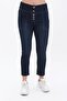 Women's Ankle Pants with Front Buttons - 2