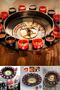 Russian Roulette Drinking Roulette Tequila Drinking Play Set with 16 Shot Glasses - 2