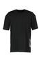 Black Oversize/Wide Cut Short Sleeve Text Printed 100% Cotton T-Shirt Tmnss21Ts1064 - 8