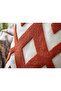 Roche Punch Embroidered Throw Pillow Cover 45x45 Cm Natural - 3