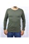 Men's Slim Fit Crew Neck Combed Cotton Long Sleeve T-shirt 5376 - 3