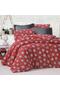 Teenager's Room and Children's Room Snowflake Single Christmas Duvet Cover Set with Elastic Sheets - 4
