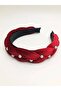 Burgundy Pearl Velvet Crown - 2