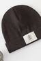 Ribbed Bitter Brown-stone 2-Piece Beret - 4