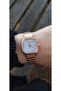 Minimal Square Rose Silver Women Wrist watch - 2