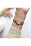 Minimal Square Rose Silver Women Wrist watch - 4